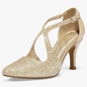 Shimmering Gold Women's Heels